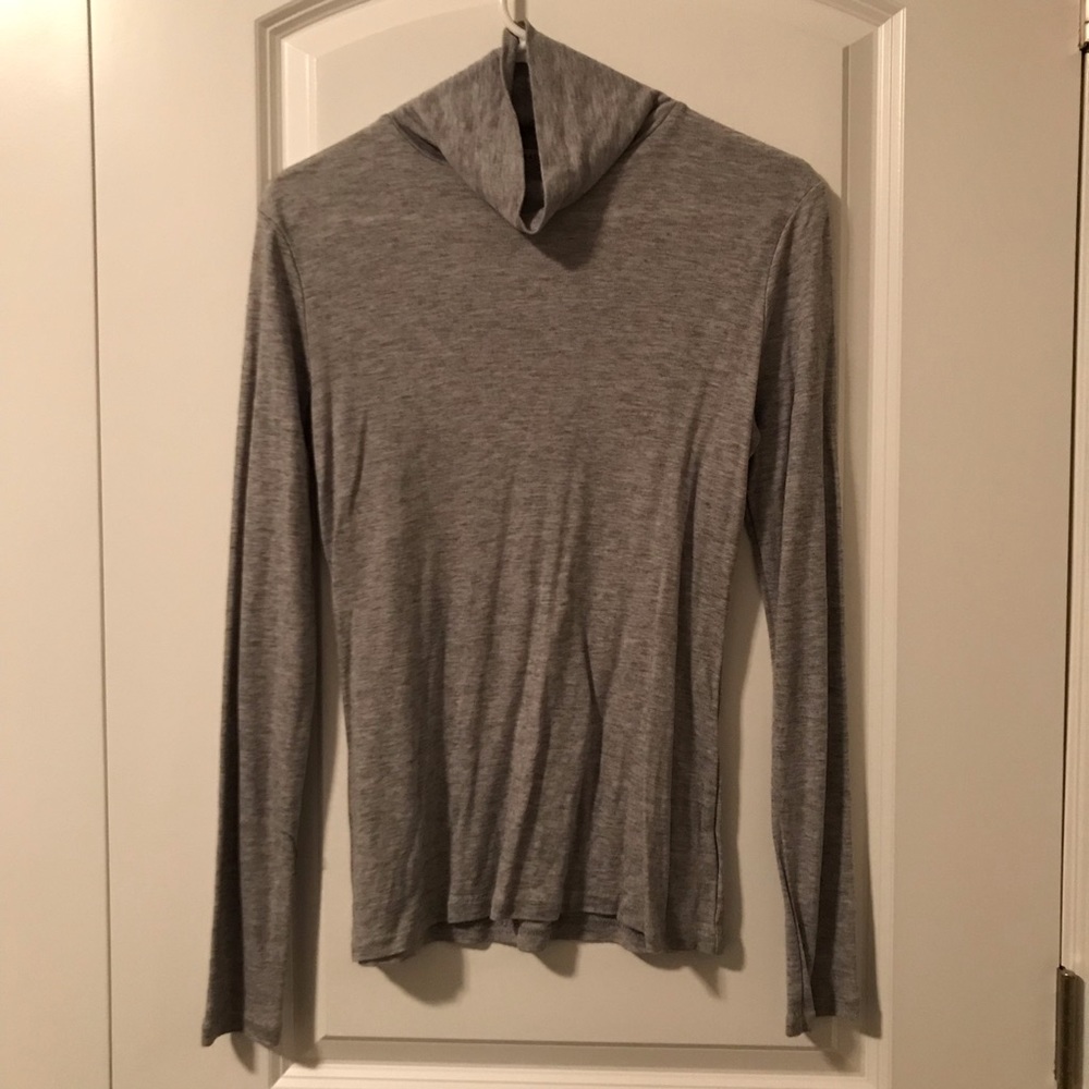 Aritzia Babaton grey layering turtleneck